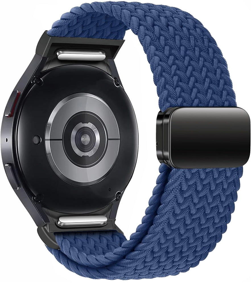 Zitel Band for Samsung Galaxy Watch 4, One Click No Gap Nylon Strap Blue