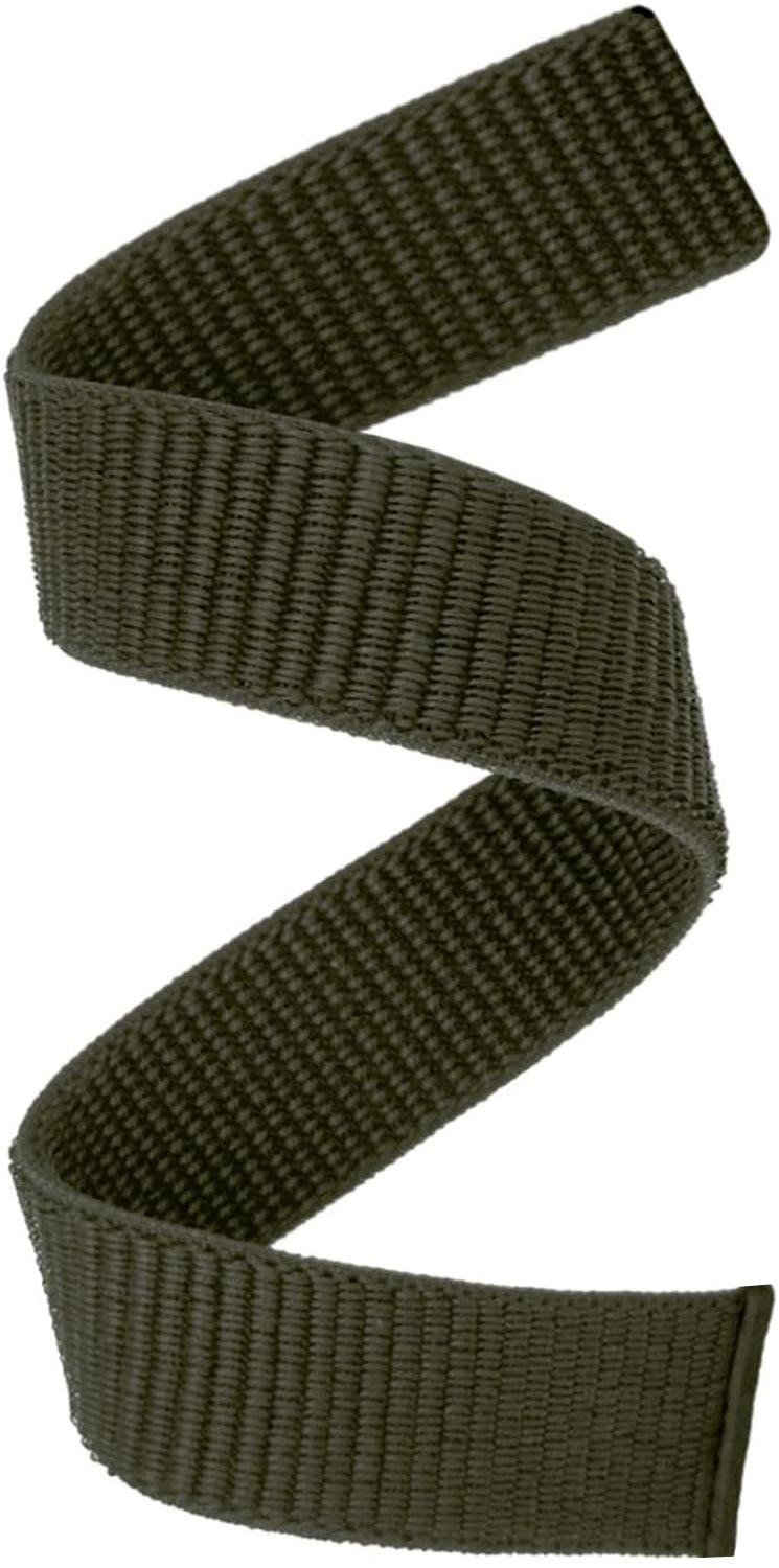 Zitel Band for Garmin Fenix 8 47mm, 7/7 Pro, 6/6 Pro, 5/5 Plus, Epix Pro/Gen 2 47mm, Forerunner 965/955/945/935, Nylon 22mm Sports Strap - Army Green