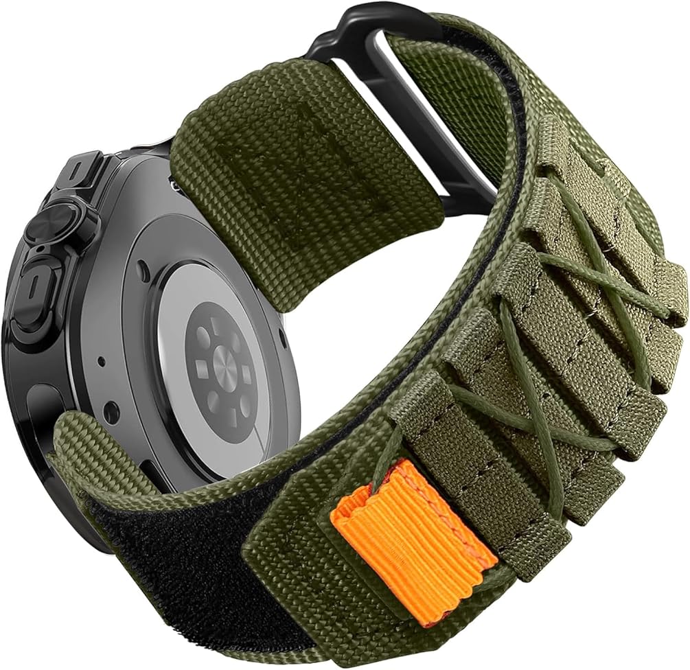 Zitel Band for Samsung Galaxy Watch Ultra 47mm 2025/2024 Rugged Nylon Ultra Wide Sports Strap