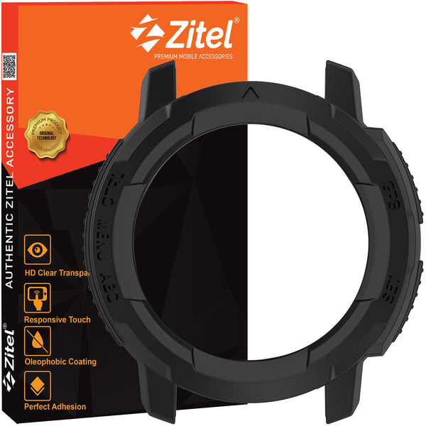 Zitel Case for Garmin Instinct Crossover Bumper Cover - Black