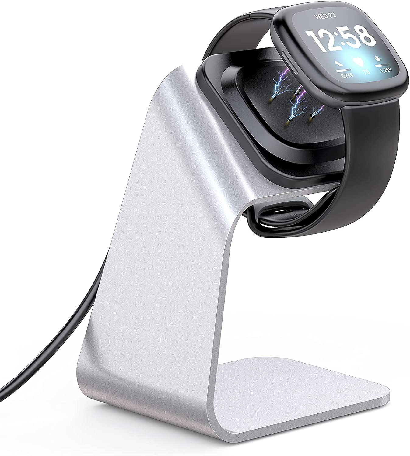 Zitel Charging Stand for Fitbit Versa 3 / Versa 4 / Sense / Sense 2