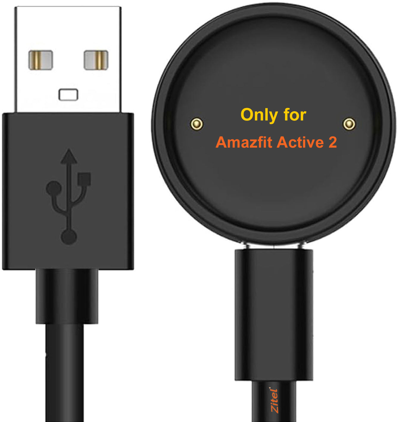 Zitel Charger for Amazfit Active 2, Active 2 Square Smart Watch