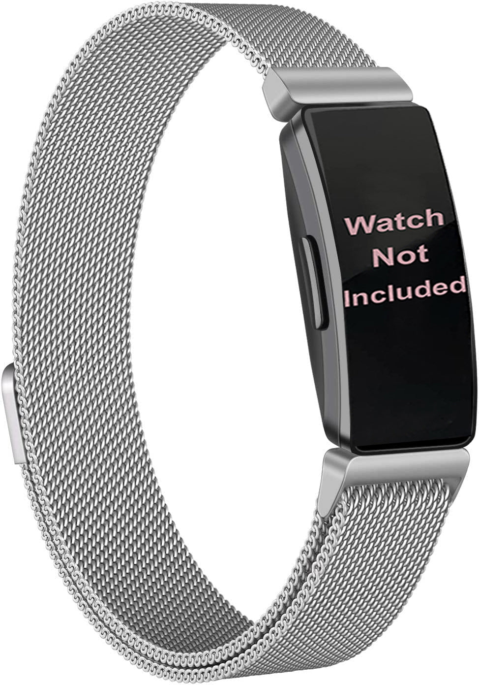 Zitel Band for Fitbit Inspire Inspire HR Ace Stainless Steel Straps Silver