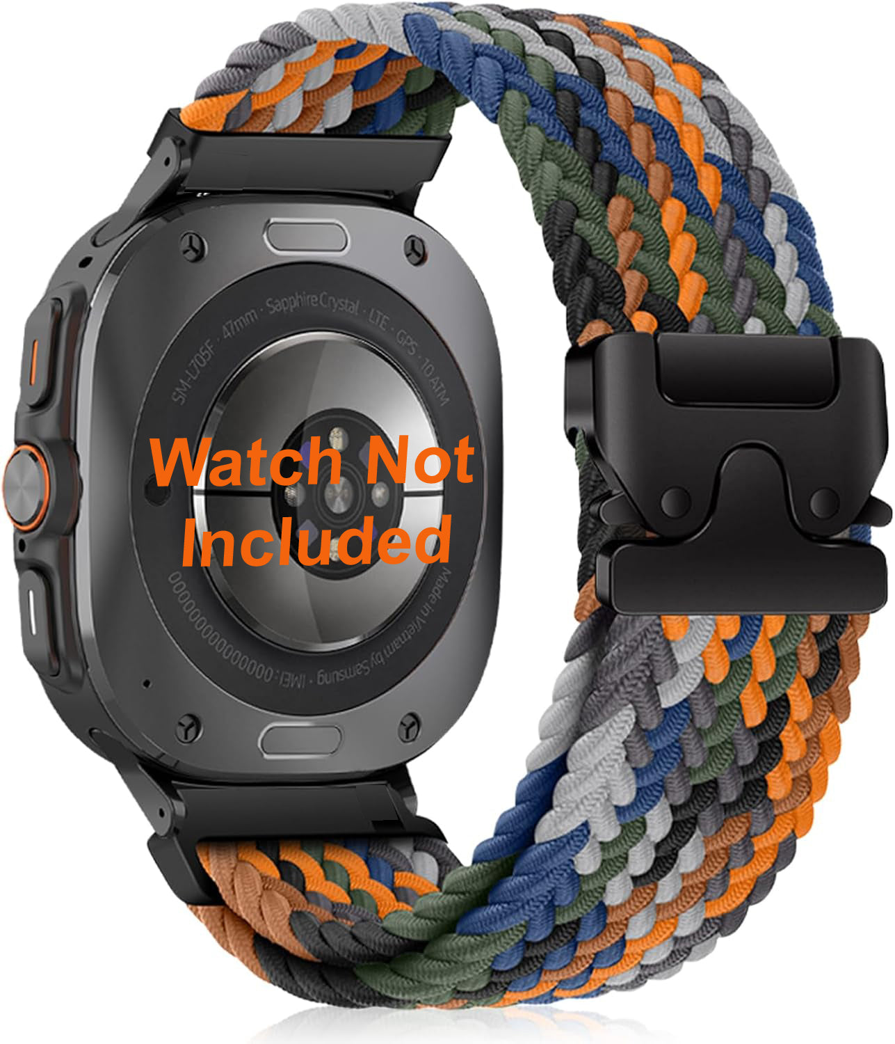 Zitel Band for Samsung Galaxy Watch Ultra 47mm 2025/2024 Nylon Sports Strap - Camouflage