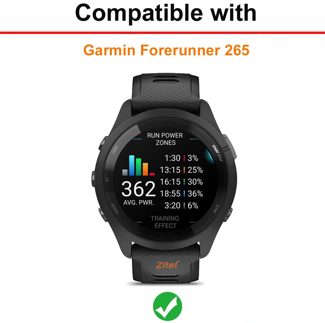 Zitel Case for Garmin Forerunner 265 - Black