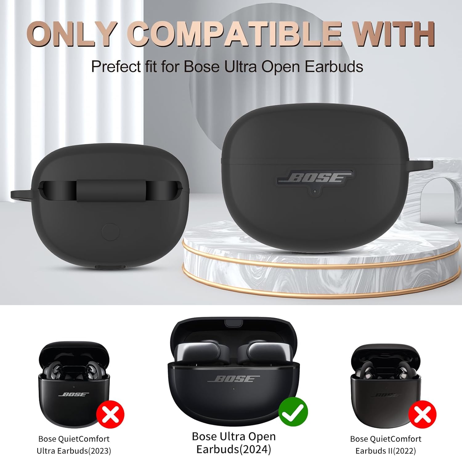 Zitel Case for Bose Ultra Open Earbuds