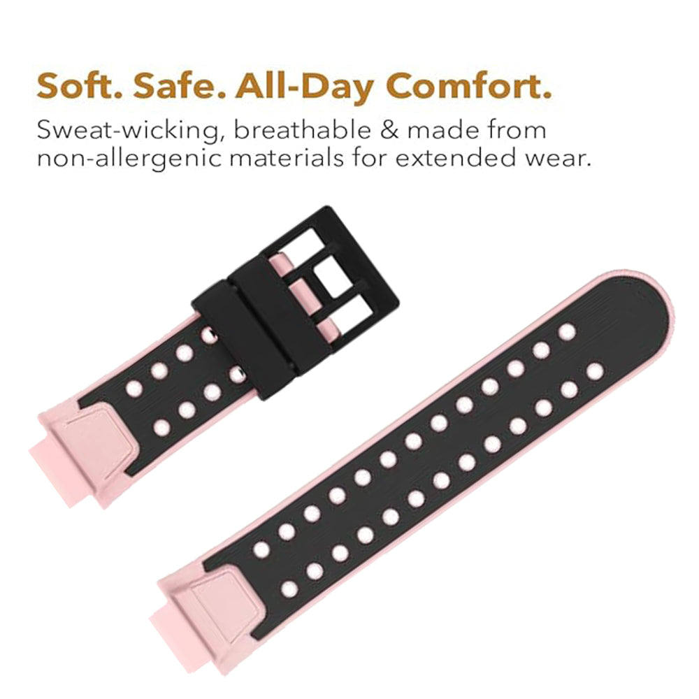 Zitel Band for imoo Watch Phone Z1 / Z6 / Z7 Silicone Strap - Pink/Black
