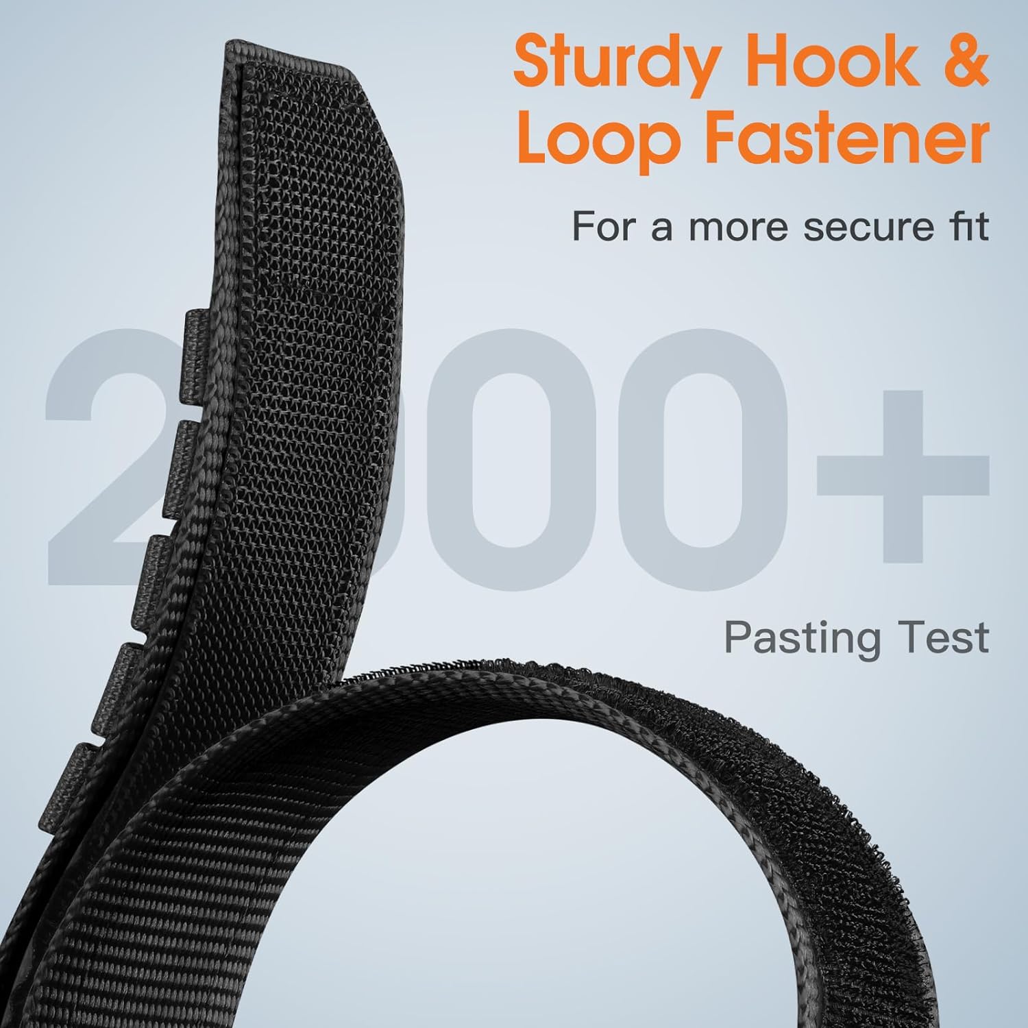 Zitel Band for Garmin Fenix 8 AMOLED 47mm, Fenix E/7/7 Pro, 6/6 Pro, Forerunner 970/965/955, Rugged Nylon QuickFit 22mm wide Sport Strap - Black
