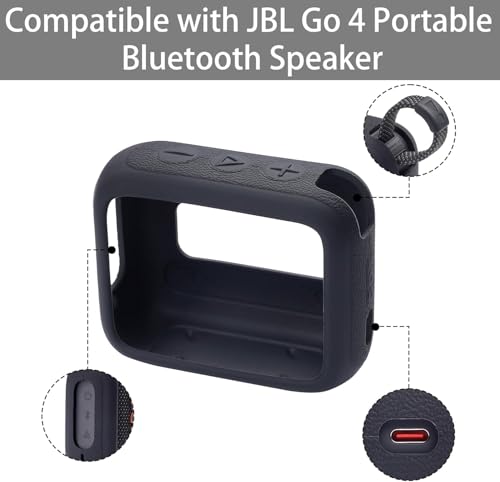 Zitel Case for JBL Go 4 Bluetooth Speaker Protective Cover