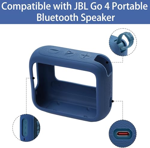 Zitel Case for JBL Go 4 Bluetooth Speaker Protective Cover