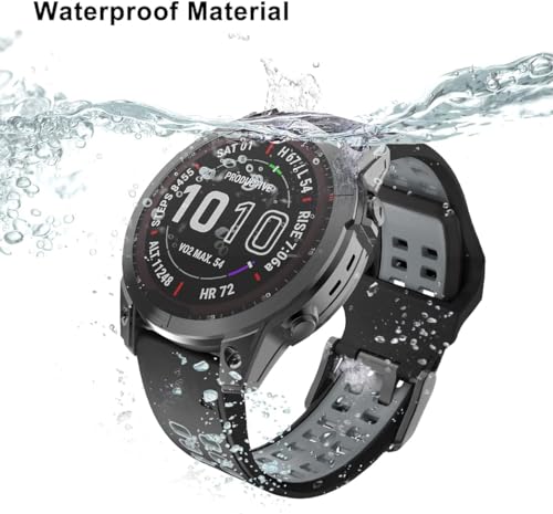 Zitel Band for Fenix 8 51mm, 7X/7X Pro, 6X/6X Pro, 5X/5X Plus, 3/3 HR, Descent MK1, Enduro, Sport Strap 26mm