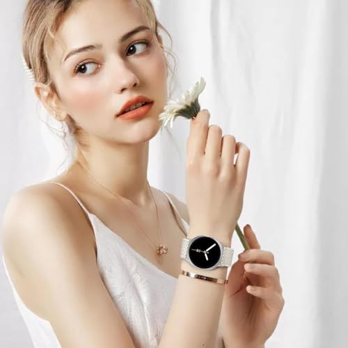 Zitel Band for Samsung Galaxy Watch 8 / Watch 8 Classic Stretchy Nylon Sport Strap (Starlight)