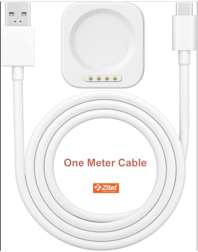 Zitel Charger for OnePlus Watch 3 / 2 / 2R Charging USB Cable - White