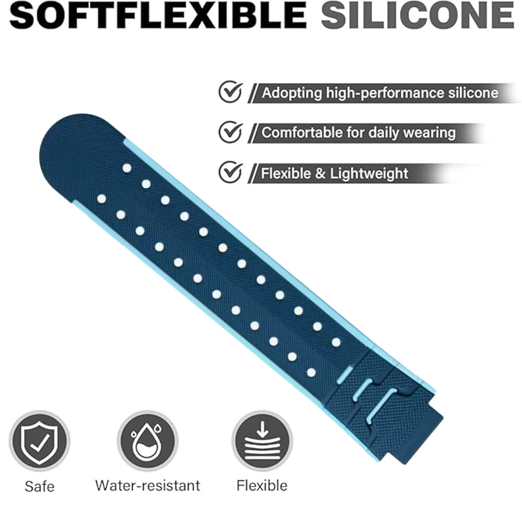 Zitel Band for imoo Watch Phone Z1 / Z6 / Z7 Silicone Strap - Blue