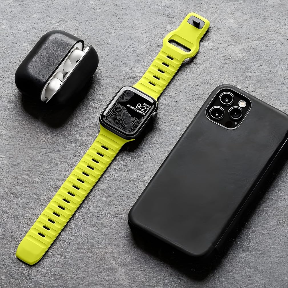 Zitel Band for Apple Watch Straps 49mm 46mm 45mm 44mm - Fluorescent Green