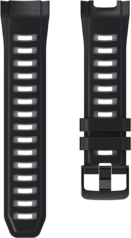 Zitel 26mm Band for Garmin Instinct 2X Solar Tactical GPS Smartwatch Silicone Sport Strap