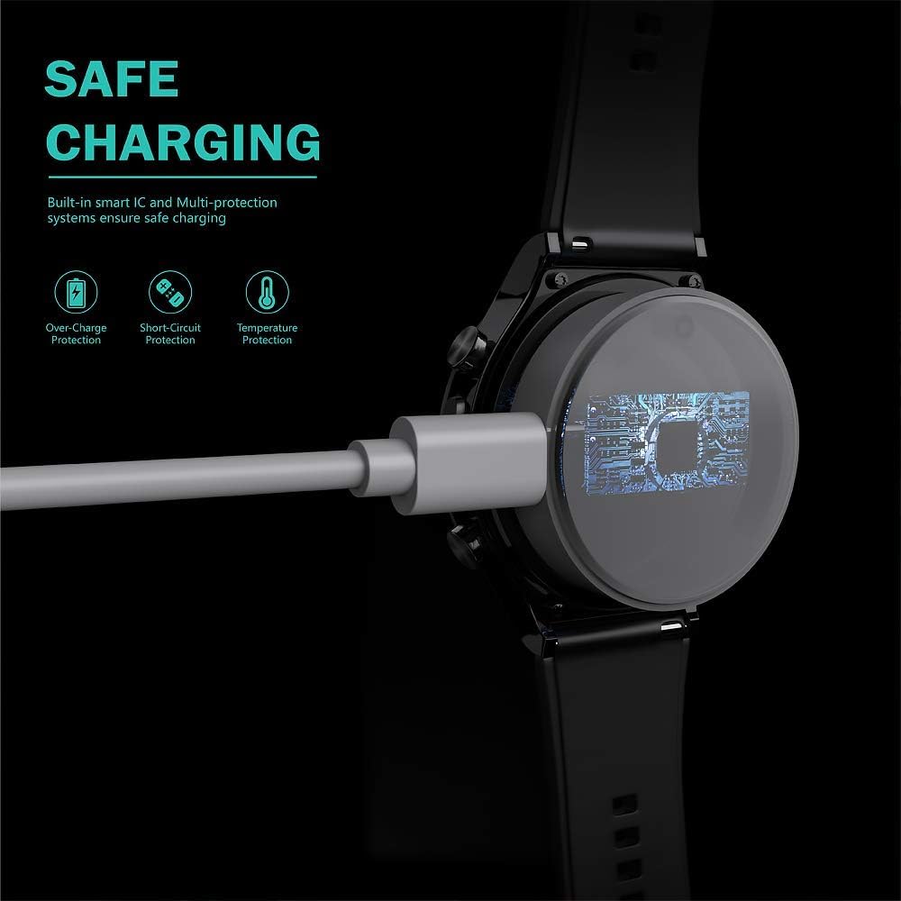 Zitel Charger for Huawei Watch GT 6/Pro, GT 5/Pro, GT4/Pro, Watch 4/4 Pro, Watch Ultimate, Watch D2