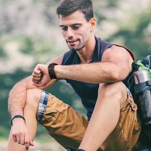 Zitel Band Compatible with Garmin Fenix 7X/7X Pro, Fenix 6X/6X Pro, Fenix 5X/5X Plus, Fenix 3/3 HR, Tactix 7, Enduro 2, Rugged 26mm Nylon Sport Strap