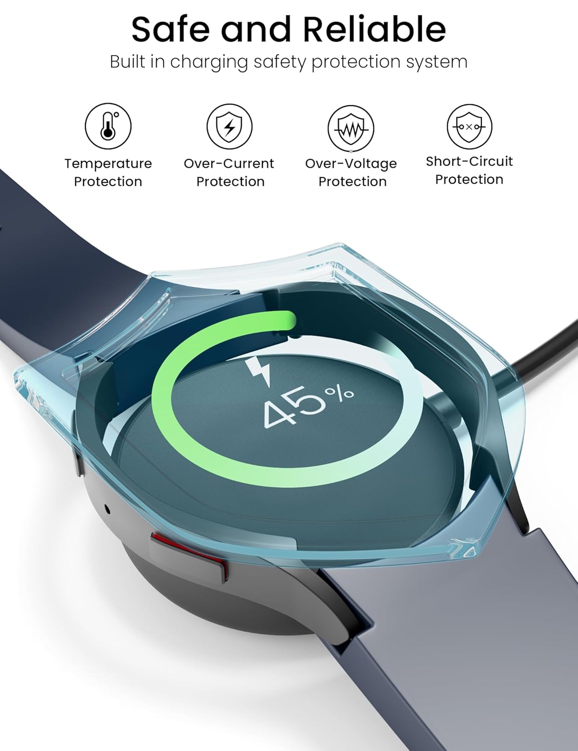 Zitel Charger for Samsung Galaxy Watch Ultra, Watch 7, Watch FE - (USB-C) Charging Cable