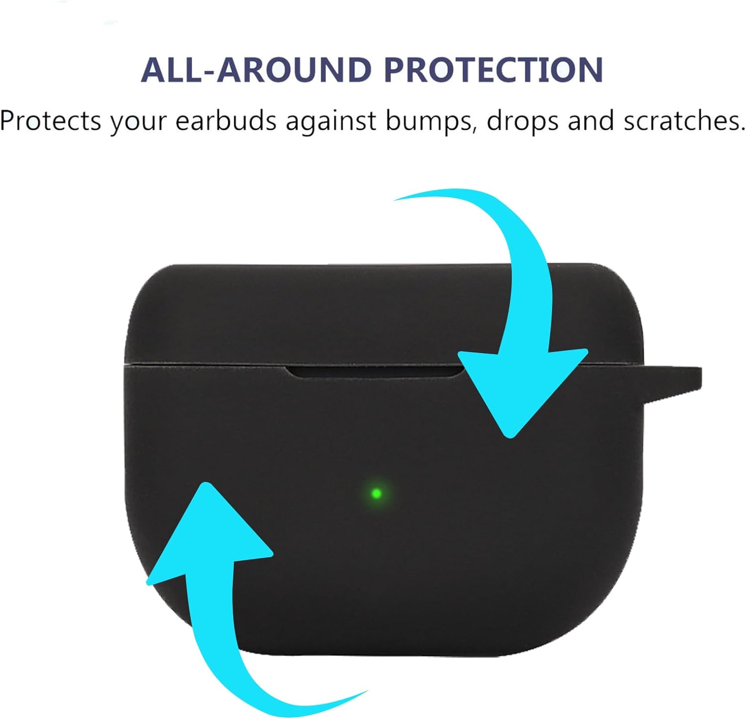 Zitel Case for Jabra Elite 10 / Elite 10 Gen 2, Elite 8 Active / Elite 8 Active Gen 2 Cover - Black