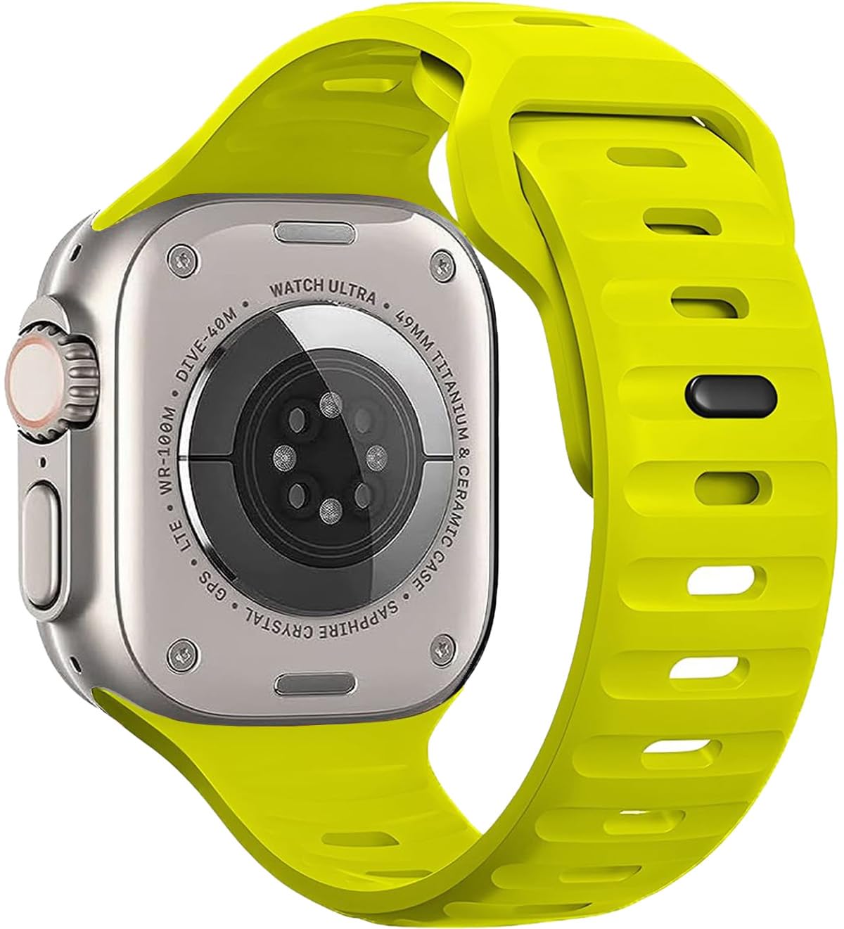 Zitel Band for Apple Watch Ultra 49mm Ultra Wide Silicone Sport St