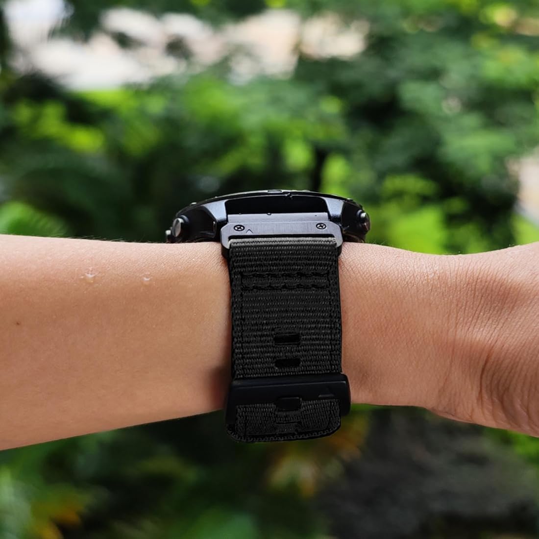 Zitel Band for Garmin Fenix 8 AMOLED 47mm, Fenix E/7/7 Pro, 6/6 Pro, Forerunner 970/965/955, Rugged Nylon 22mm wide Sport Strap