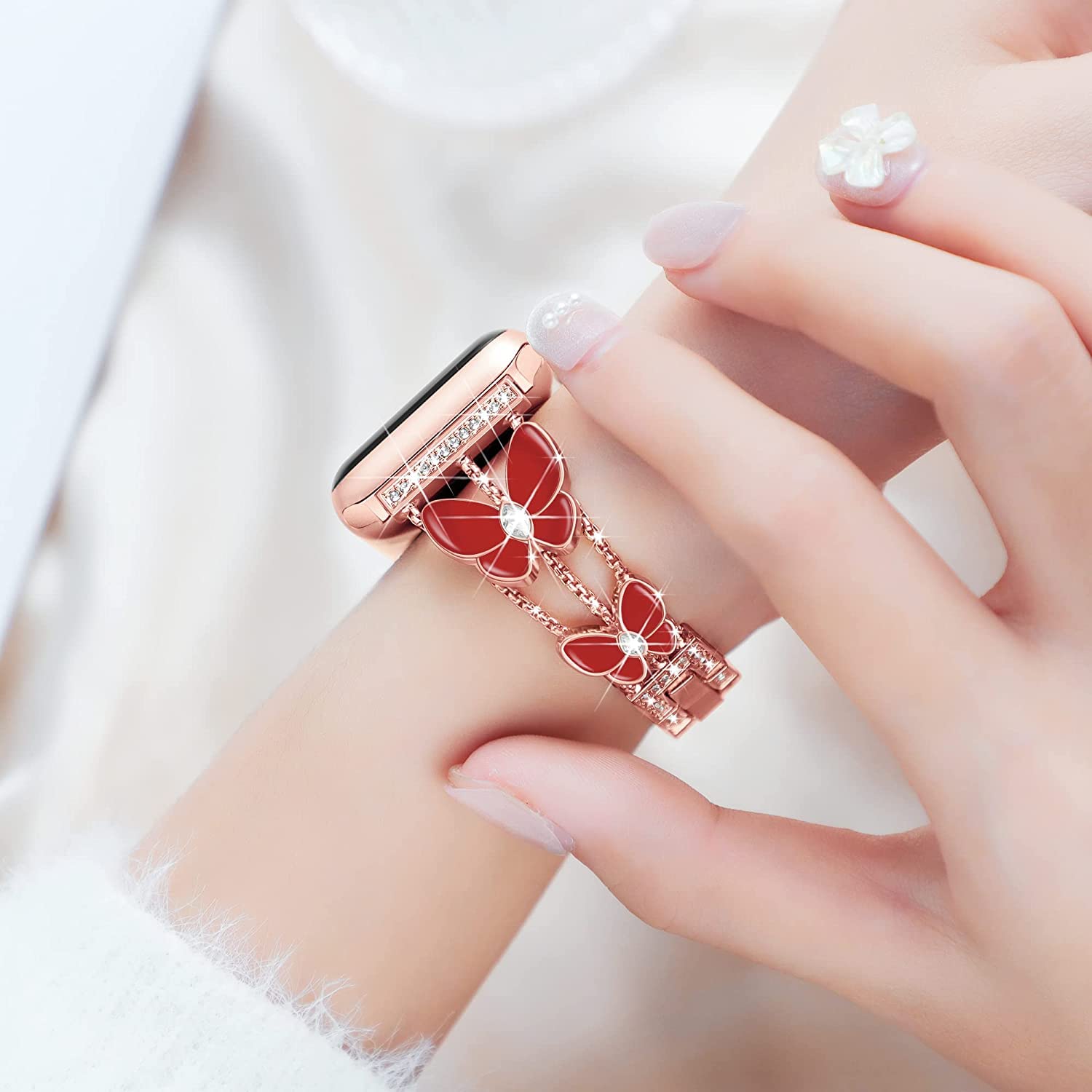 Zitel Band for Apple Watch Straps for Women Girls 46mm 45mm 44mm 49mm