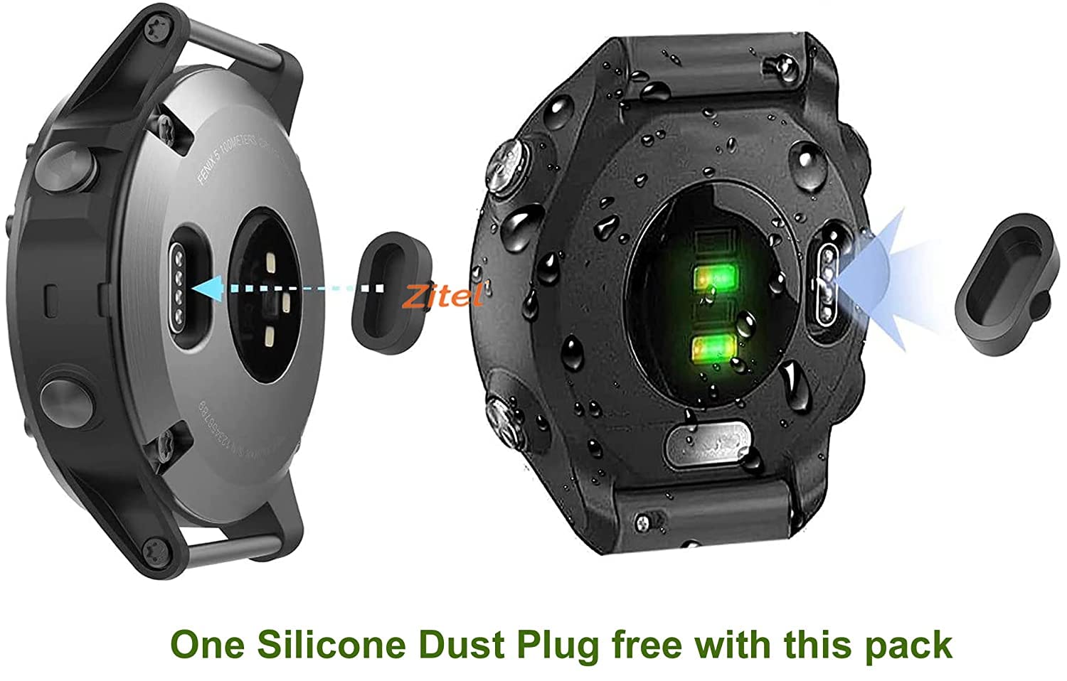 Zitel Charger for Garmin Forerunner 970 / 570 / 965 / 955 / 165 / 165s / 265 / 265s / 255 / 245 / 745 / 935 / 945 / 55 / 45 /45s USB Charging Cable With Dust Plug