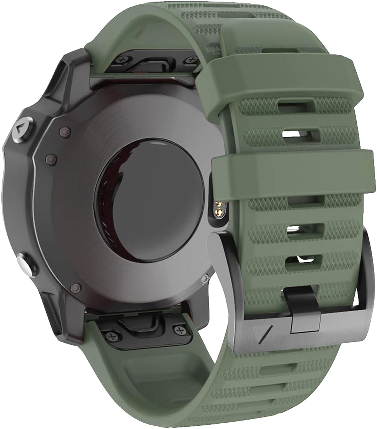 Zitel Band for Garmin Fenix 47mm, 7/7 Pro, 6/6 Pro, 5/5 Plus, Epix Gen 2, Forerunner 965/955/945/935 Army Green