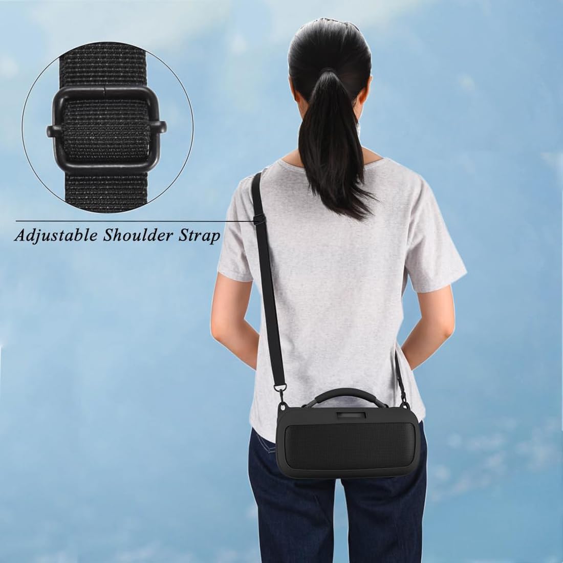 Zitel Case for New Bose SoundLink Max Portable Bluetooth Speaker Protective Cover