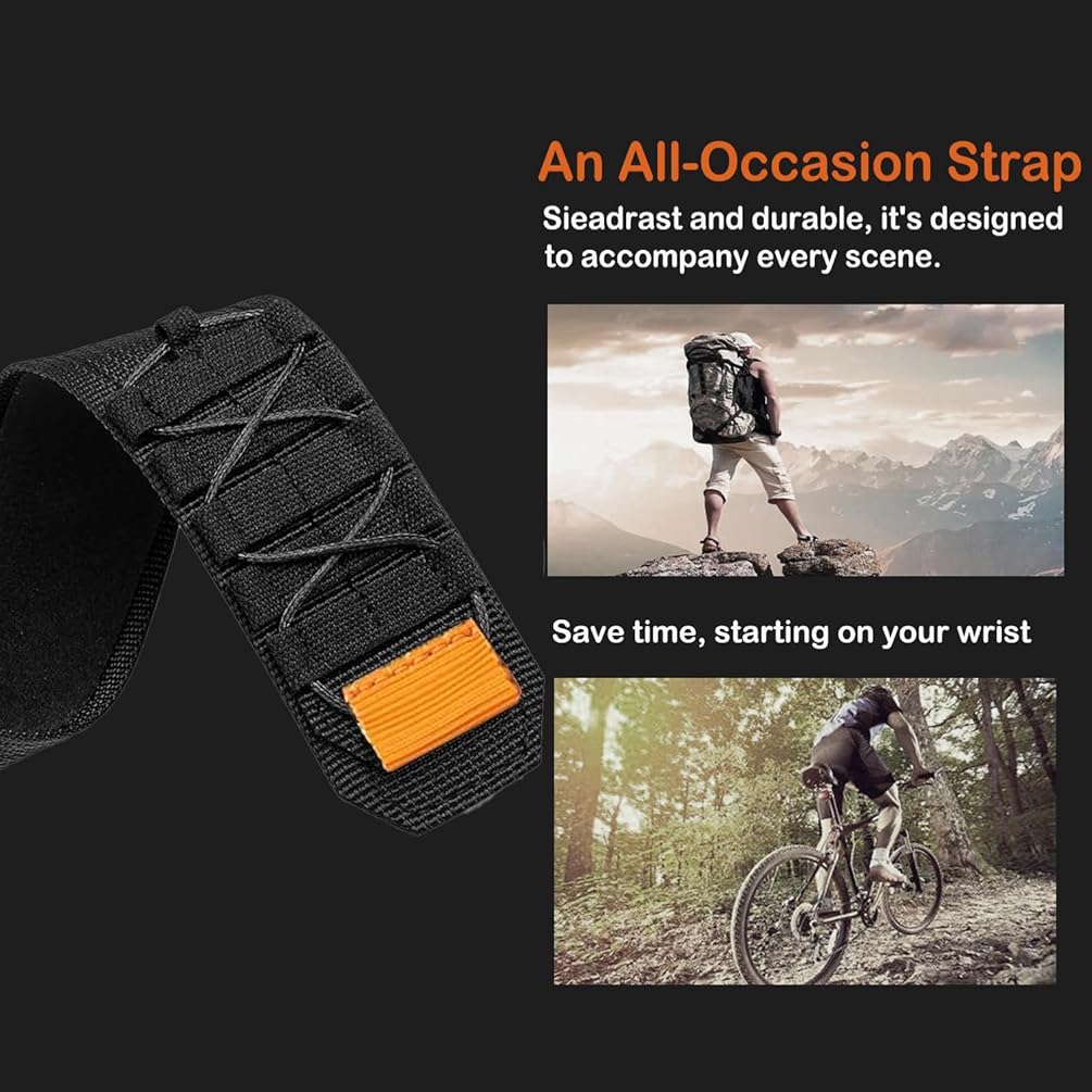 Zitel Band for Samsung Galaxy Watch Ultra 47mm 2025/2024 Rugged Nylon Ultra Wide Sports Strap