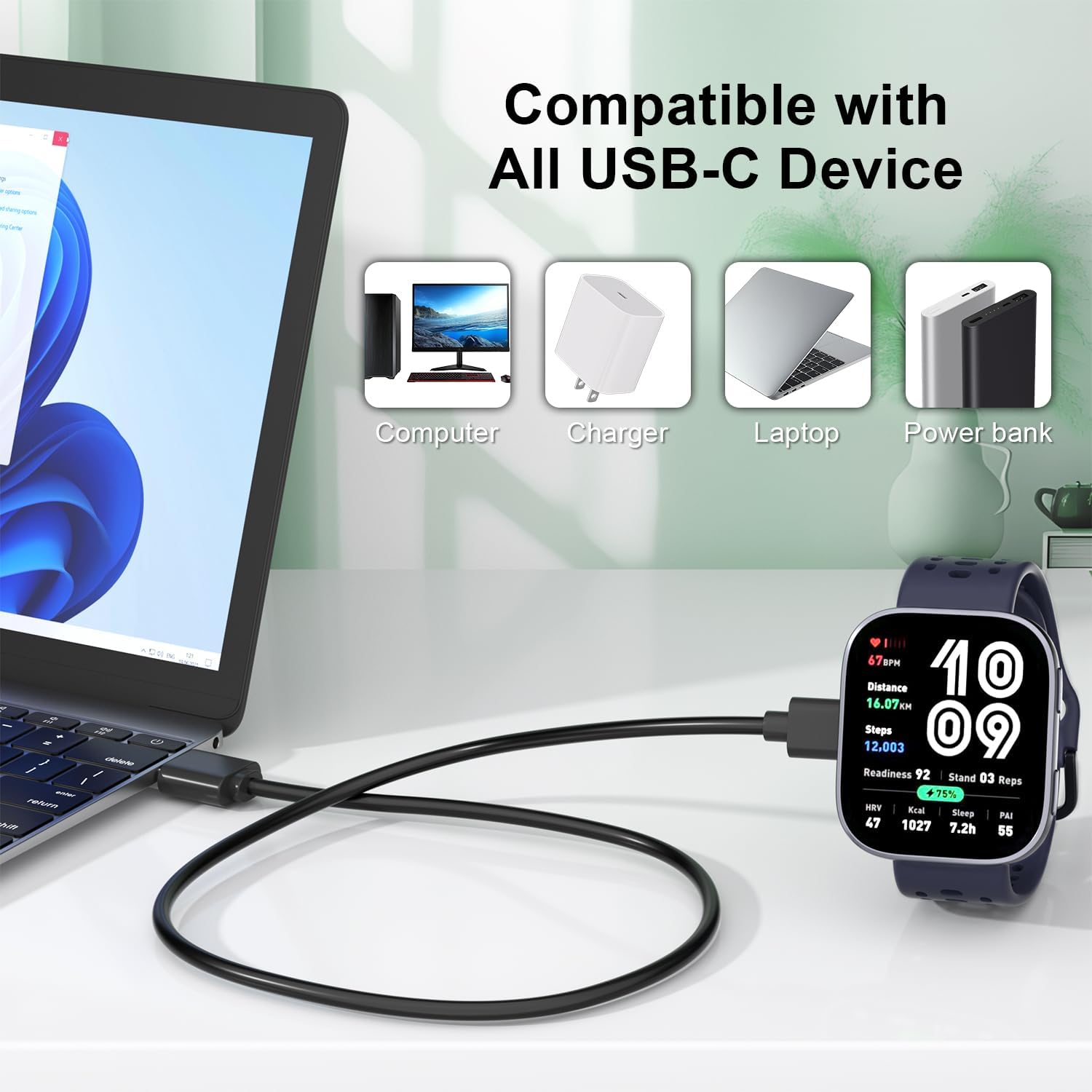 Zitel Charging for Amazfit Bip 6 Smart Watch 46mm