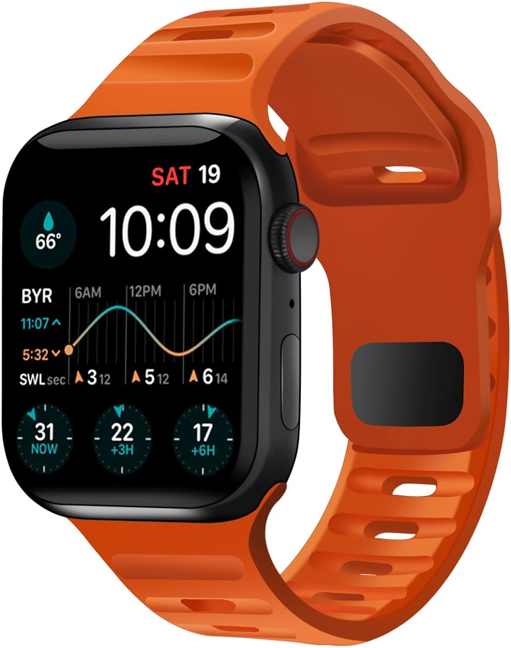 Zitel Band for Apple Watch Straps 49mm 46mm 45mm 44mm - Orange
