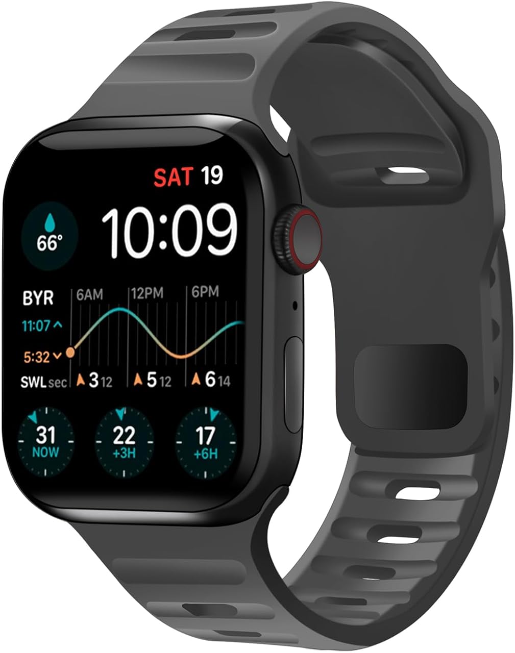 Zitel Band for Apple Watch Straps 49mm 46mm 45mm 44mm - Dark Gray