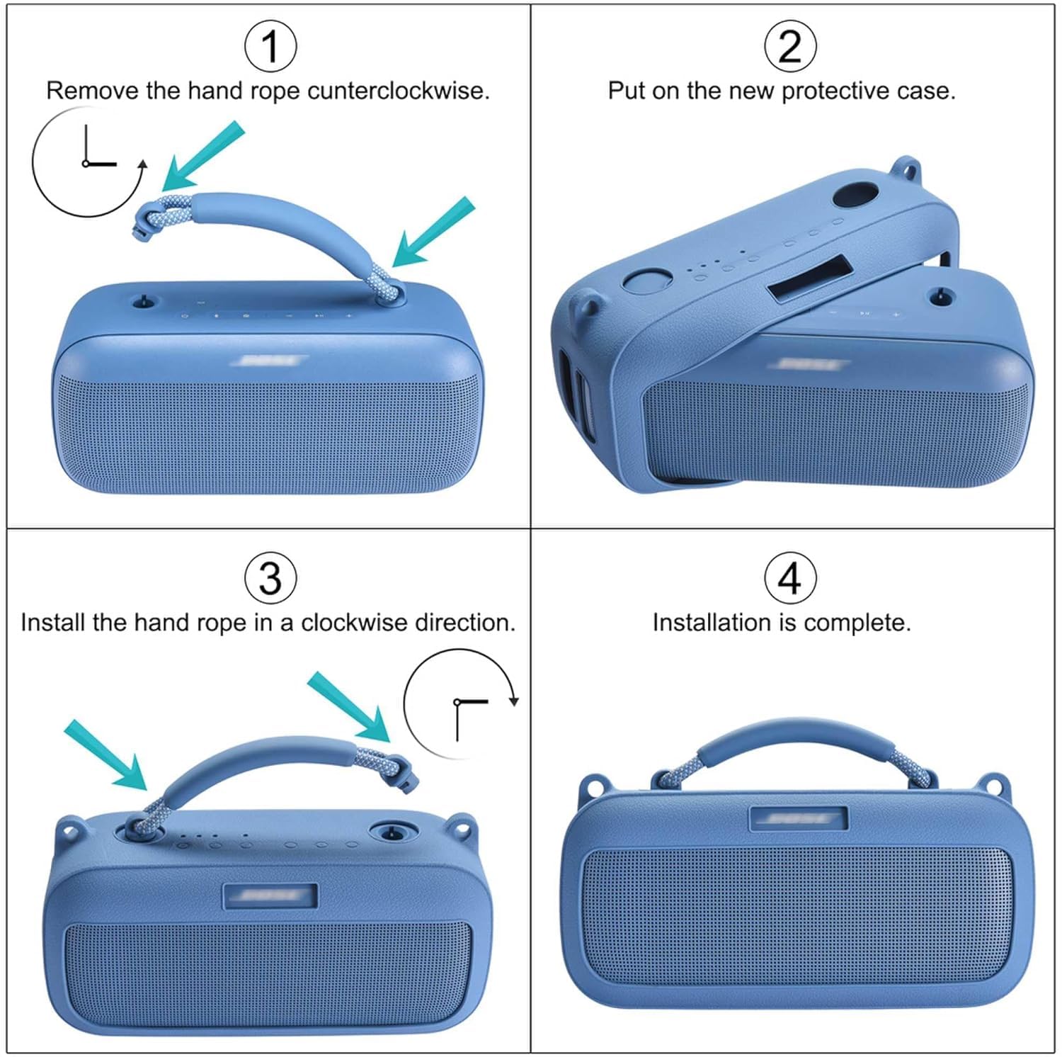 Zitel Case for New Bose SoundLink Max Portable Bluetooth Speaker Protective Cover