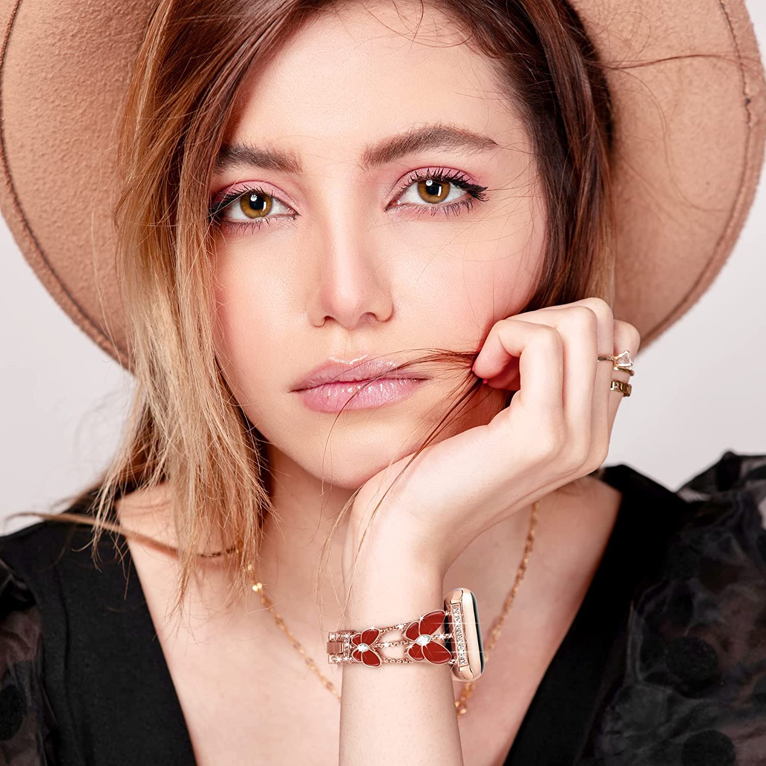 Zitel Band for Apple Watch Straps for Women Girls 46mm 45mm 44mm 49mm