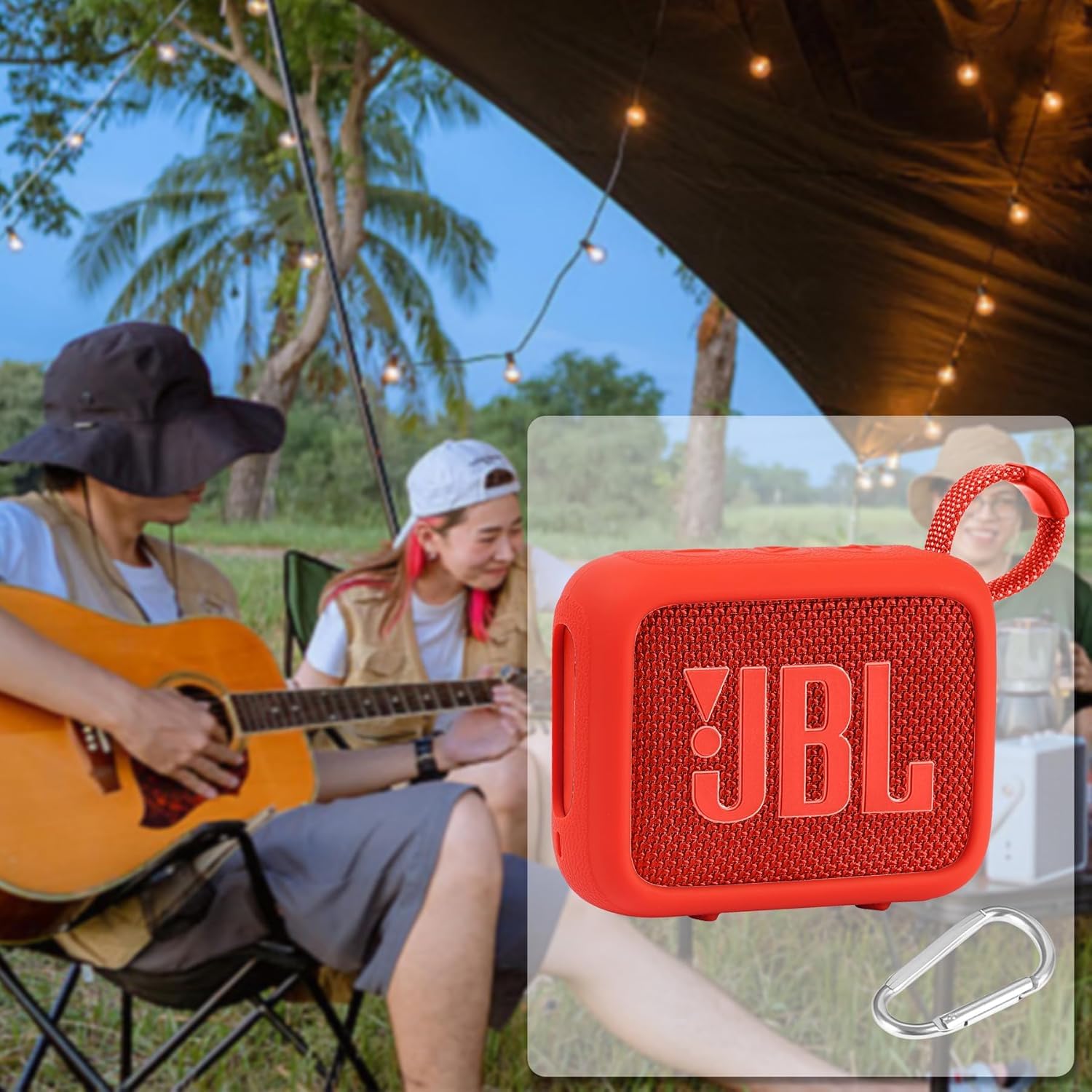 Zitel Case for JBL Go 4 Bluetooth Speaker Protective Cover