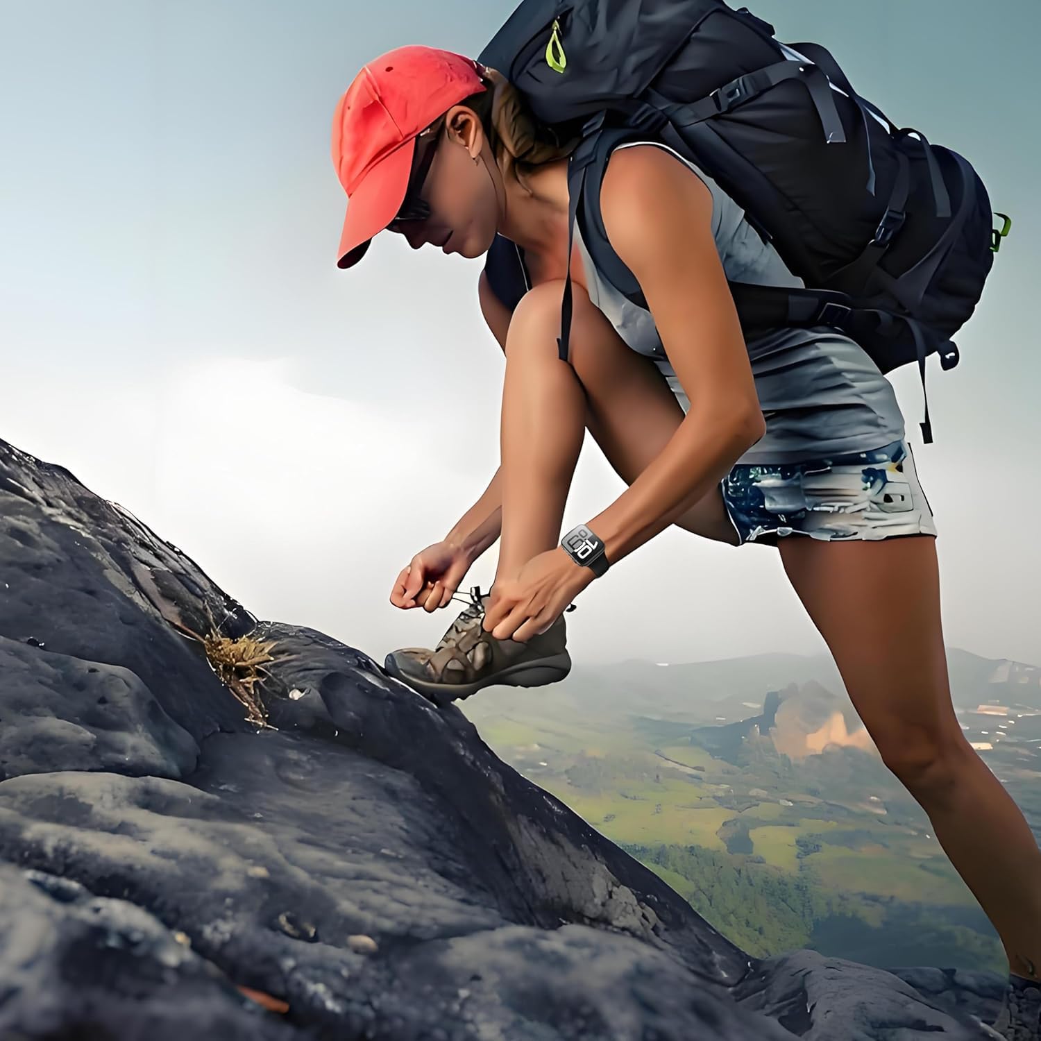 Zitel Case for Apple Watch 42mm Series 11/10 with Built-in Screen Protector - Black