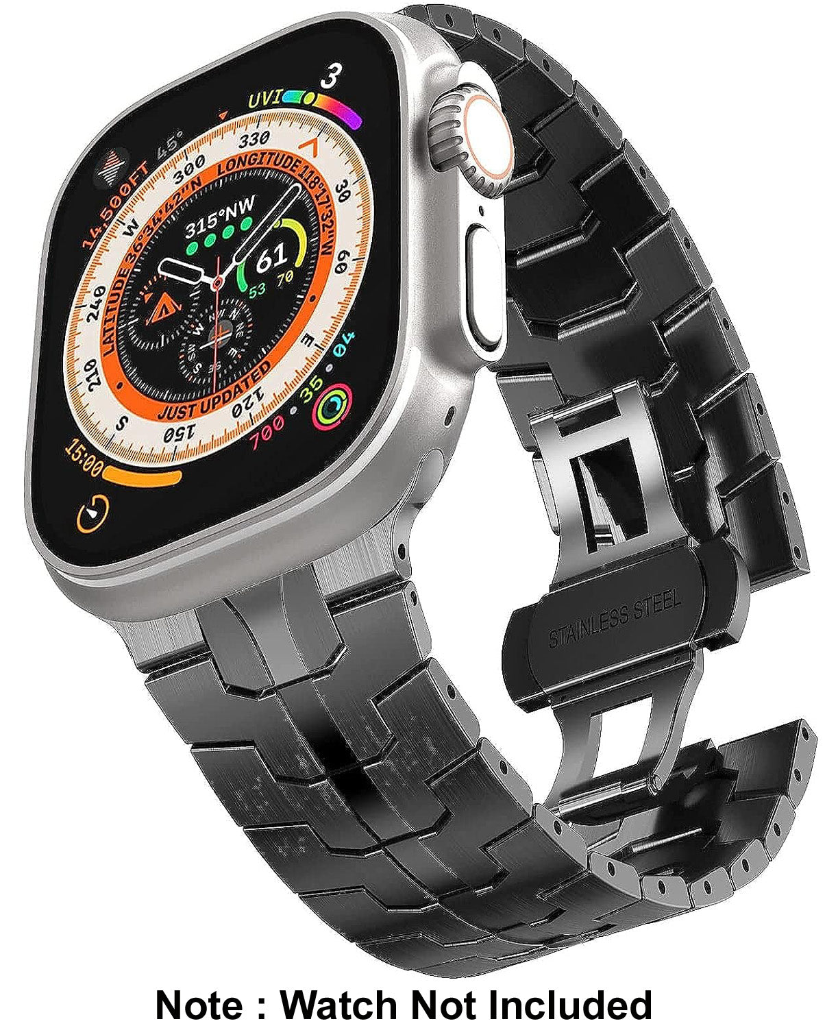 Zitel Stainless Steel Band for Apple Watch Metal Strap for 42mm(Series