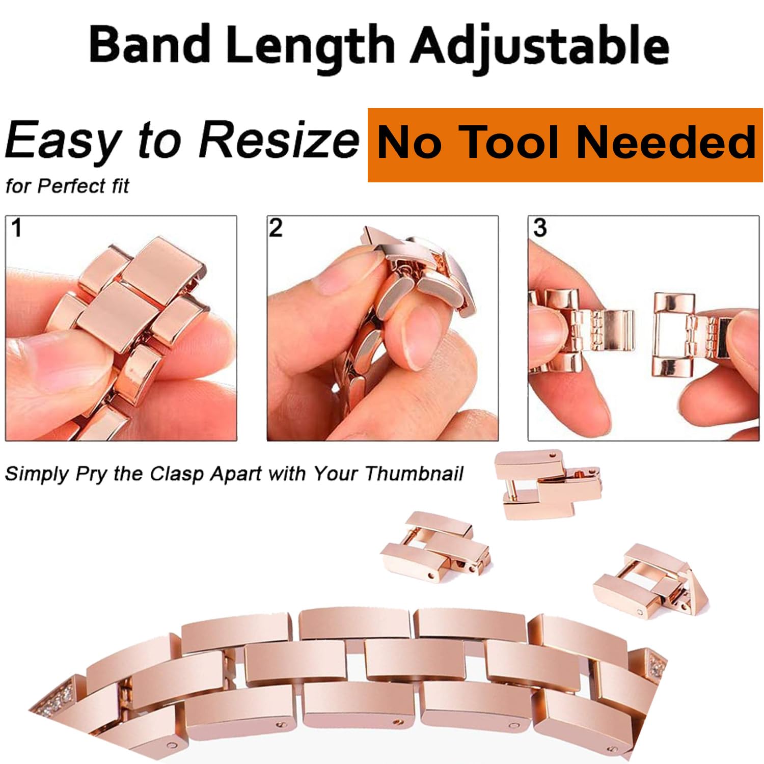 Zitel Band for Apple Watch Straps for Women Girls 40mm 41mm 42mm(Series 10)