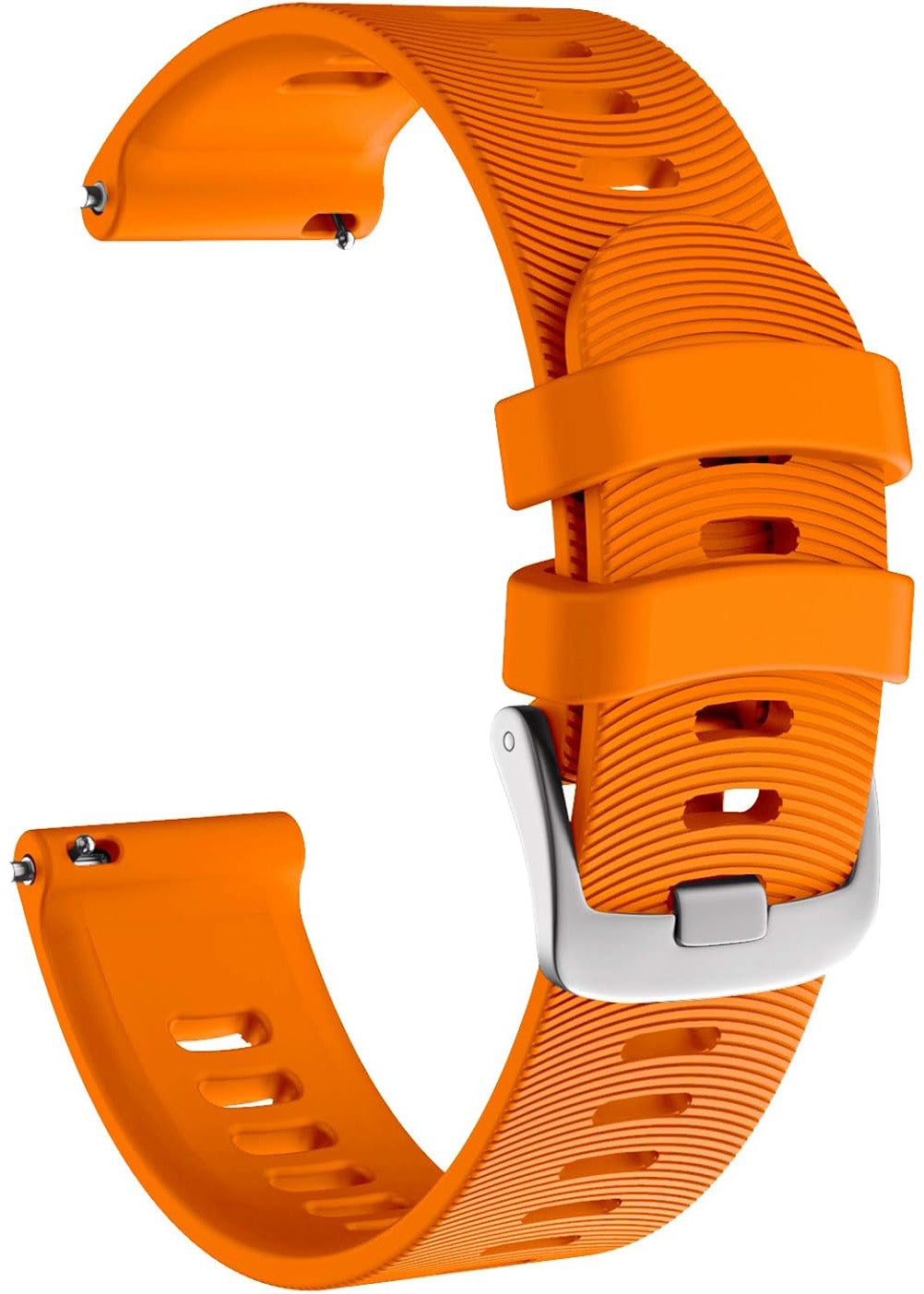 Zitel Bands for Garmin Forerunner 165/245/645, 55/158, Vivoactive 6/5/3/3S, Venu Sq/Sq 2, Venu Plus, 20mm Orange