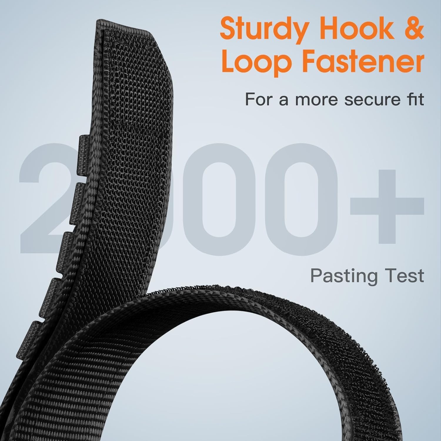 Zitel Band for Apple Watch Ultra 2 Band / Ultra Band 49mm 46mm 45mm 44mm for Men, Ultra Wide Nylon Rugged Sport Strap - Black