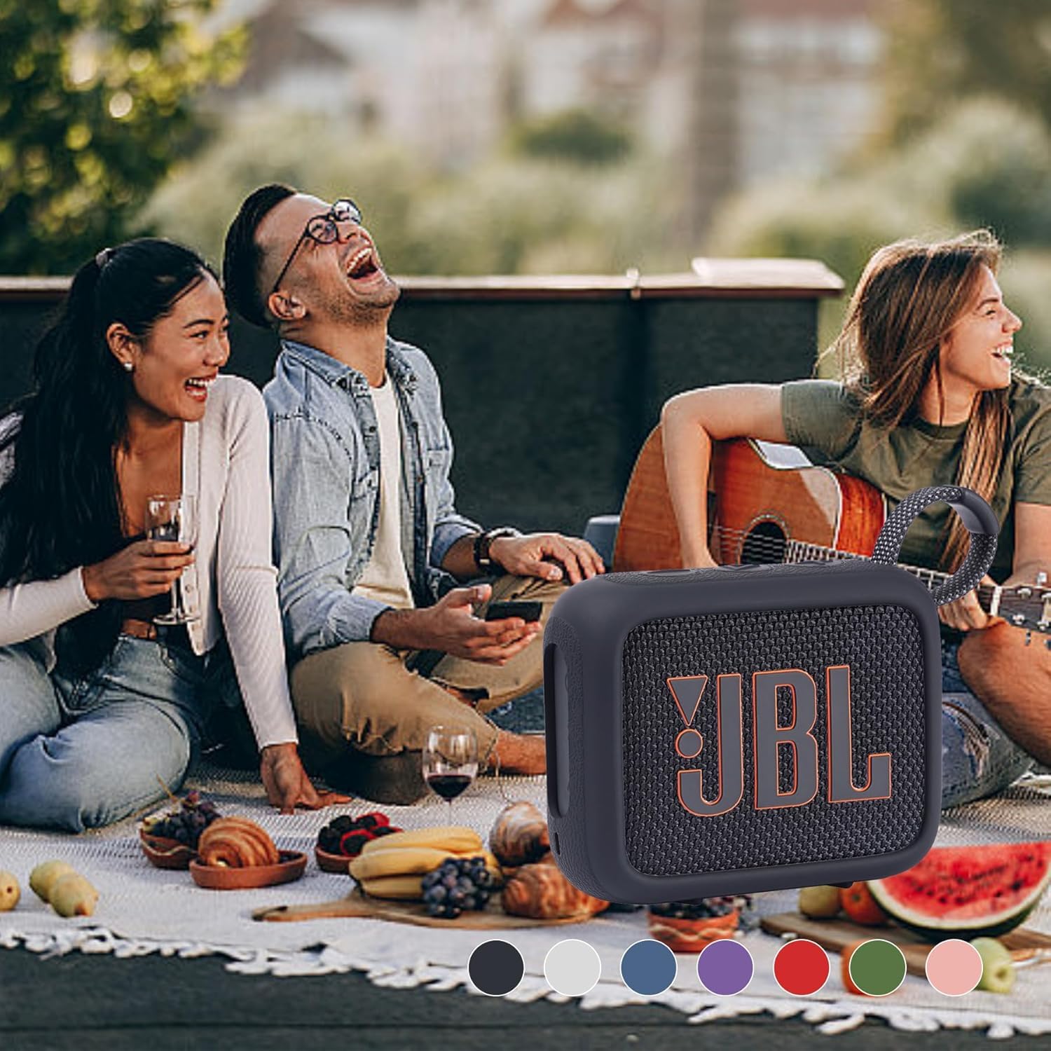 Zitel Case for JBL Go 4 Bluetooth Speaker Protective Cover