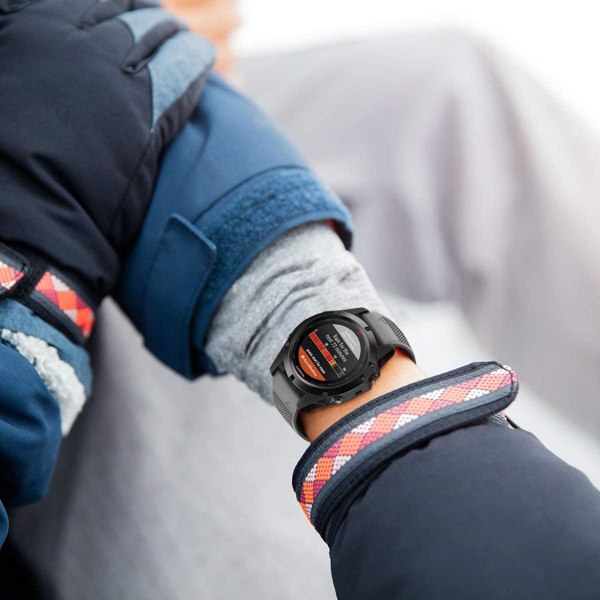 Zitel Band for Garmin Fenix 8 47mm, 7/7 Pro, 6/6 Pro, 5/5 Plus, Epix Gen 2, Forerunner 965/955/945/935, Sport Strap 22mm