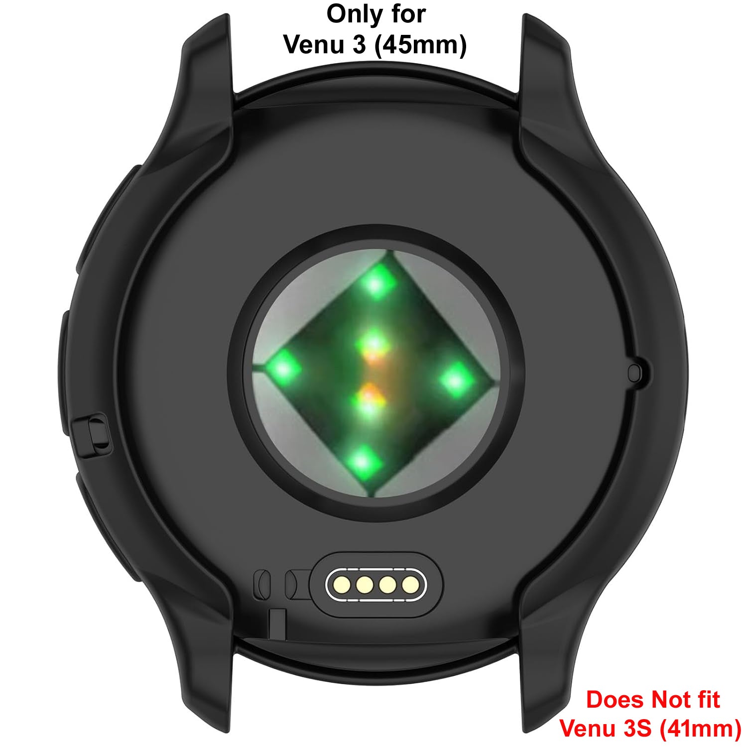 Zitel Case for Garmin Venu 3 - Black