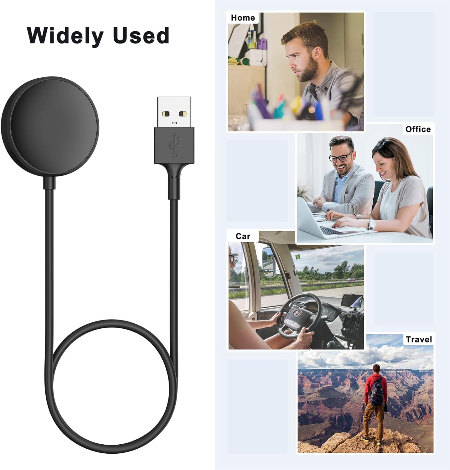 Zitel Charger for Samsung Galaxy Watch 8 / Watch 8 Classic USB Charging Cable