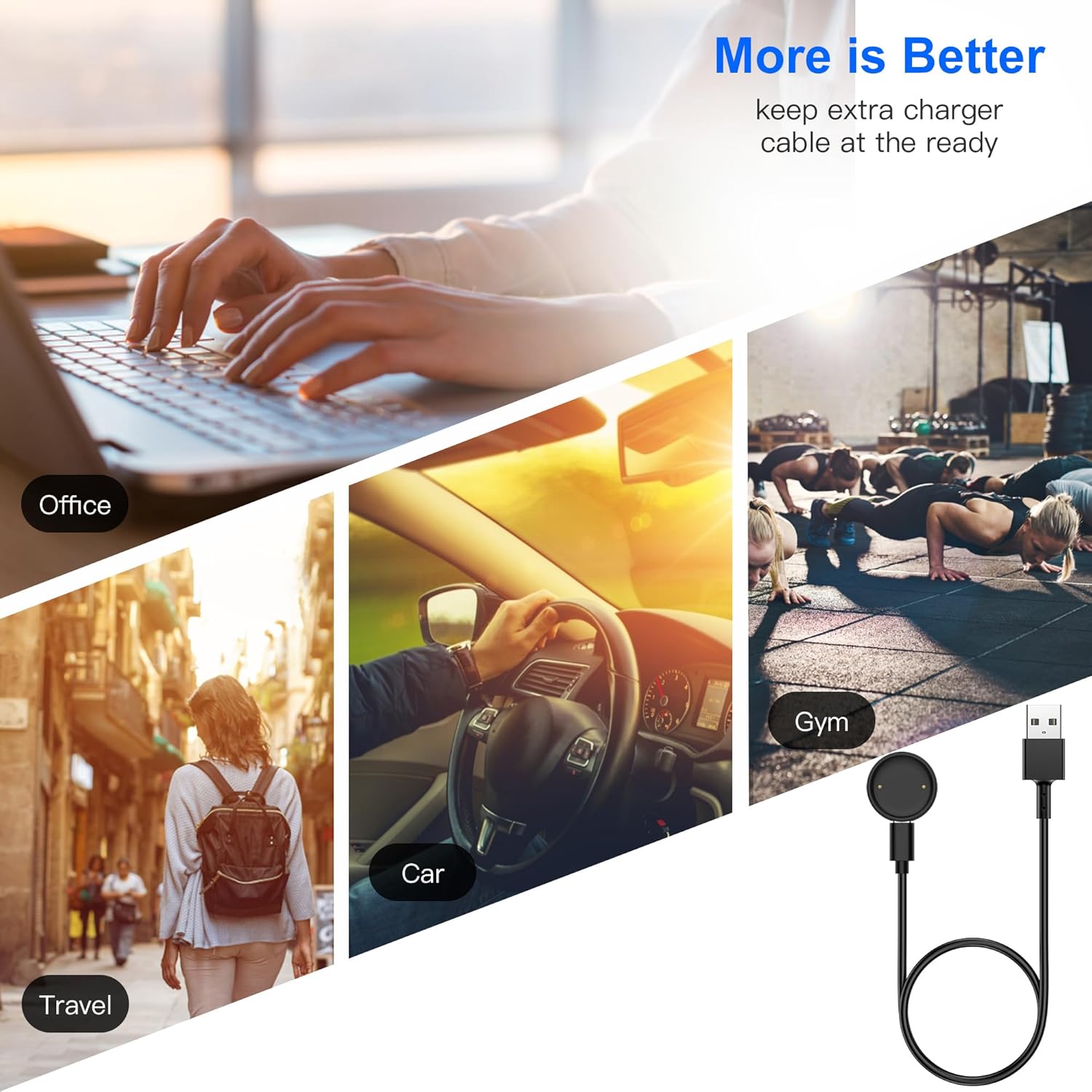 Zitel Charging for Amazfit Bip 6 Smart Watch 46mm