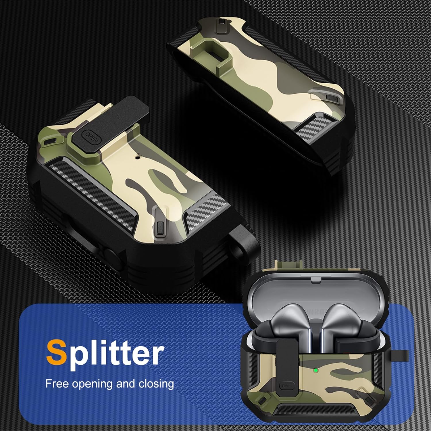 Zitel Case for Samsung Galaxy Buds 3 Pro & Samsung Galaxy Buds 3