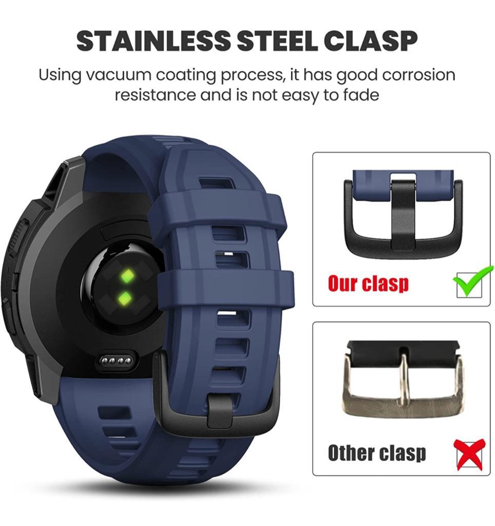 Zitel Band for Garmin Instinct 2s Strap 20mm Width (Not fit for Instinct 22mm) Blue