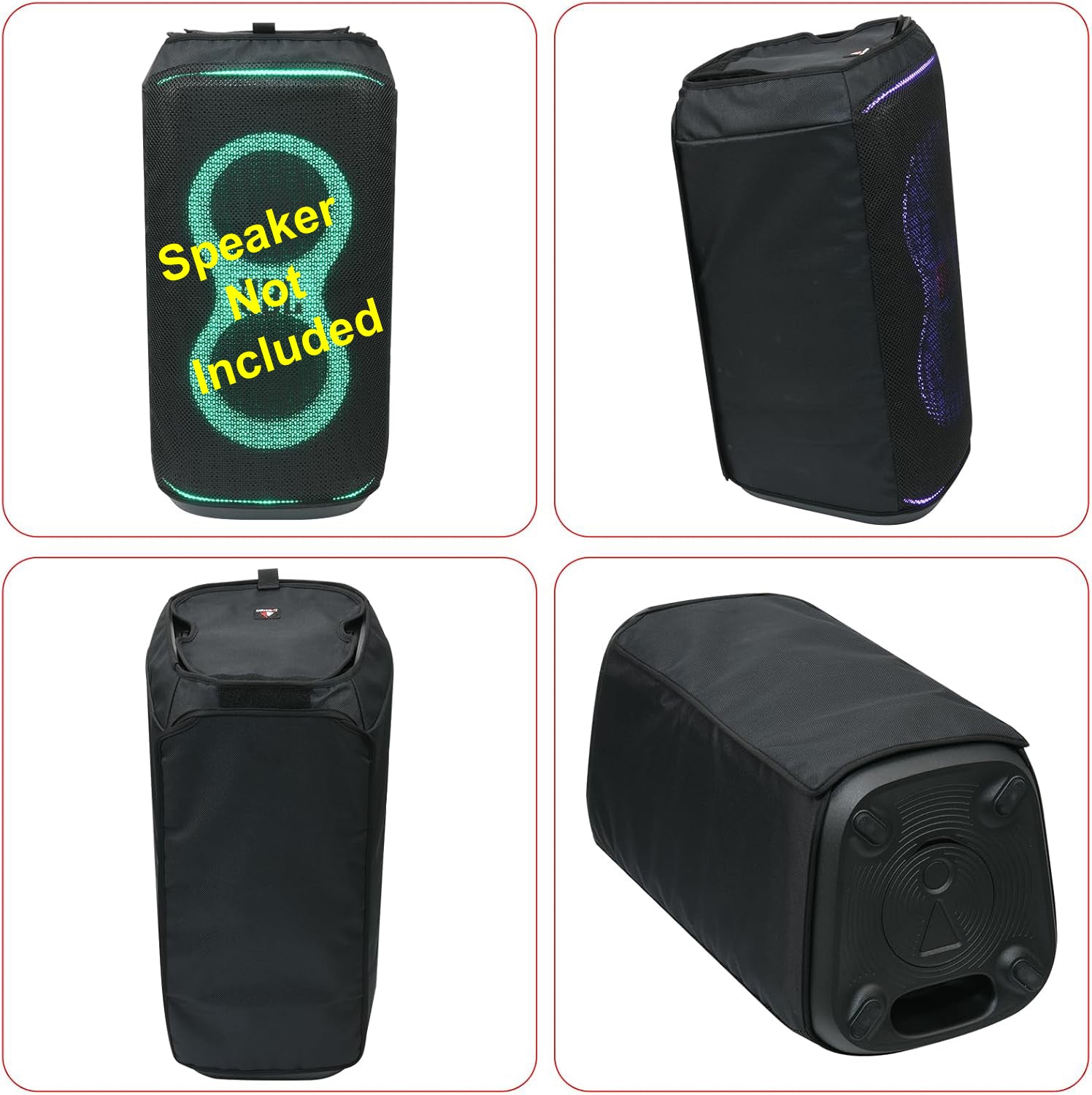 Zitel Cover for JBL Partybox 120 Portable Bluetooth Party Speaker - Black